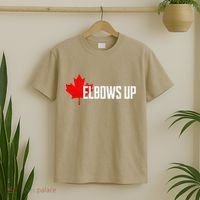 Elbows Up Canada True North Strong and Free Proud Canadian T-Shirt thumb 2