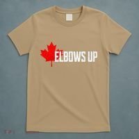 Elbows Up Canada True North Strong and Free Proud Canadian T-Shirt thumb 5