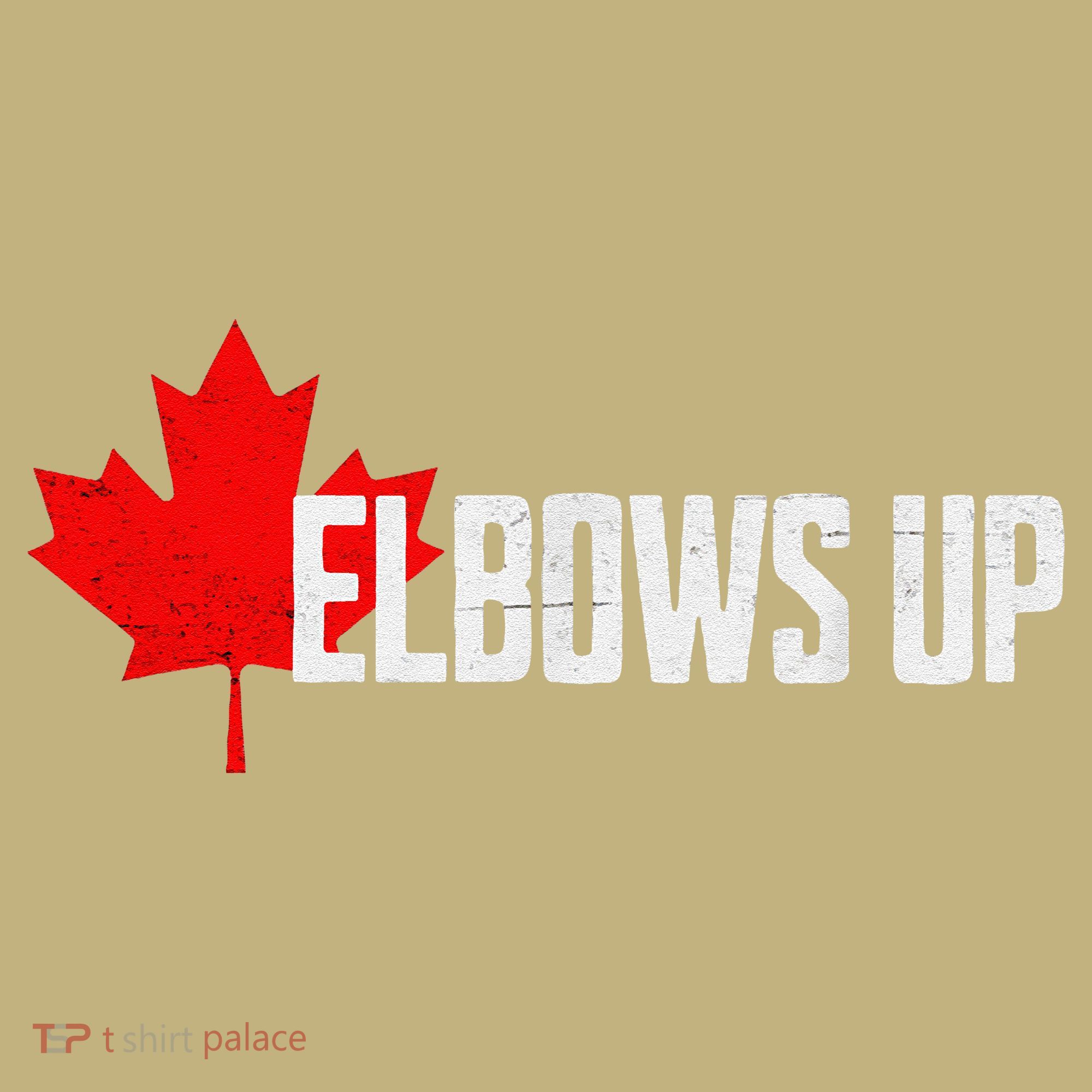 Elbows Up Canada True North Strong and Free Proud Canadian Mousepad