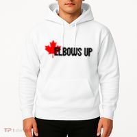 Elbows Up Canada True North Strong and Free Proud Canadian Hoodie thumb 2