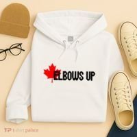 Elbows Up Canada True North Strong and Free Proud Canadian Hoodie thumb 4