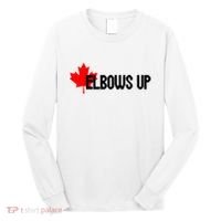 Elbows Up Canada True North Strong and Free Proud Canadian Long Sleeve Shirt thumb 0