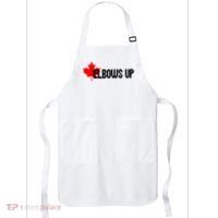 Elbows Up Canada True North Strong and Free Proud Canadian Apron thumb 0