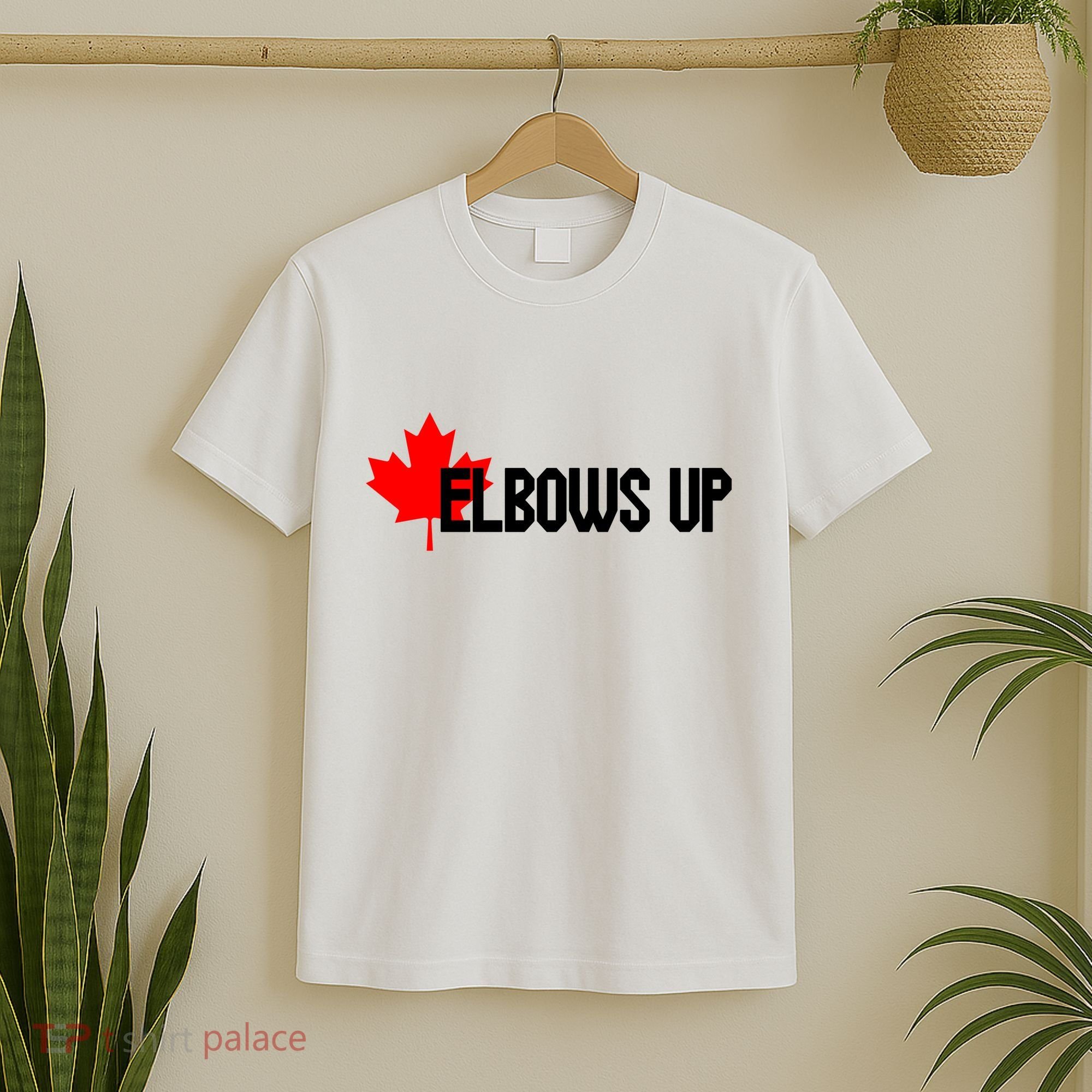 Elbows Up Canada True North Strong and Free Proud Canadian T-Shirt