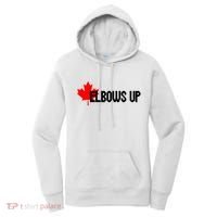 Elbows Up Canada True North Strong and Free Proud Canadian Women's Hoodie thumb 0
