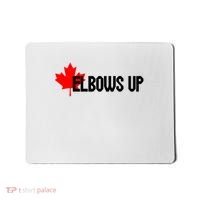 Elbows Up Canada True North Strong and Free Proud Canadian Mousepad thumb 0