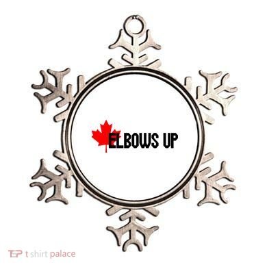 Elbows Up Canada True North Strong and Free Proud Canadian Ornament