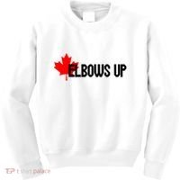 Elbows Up Canada True North Strong and Free Proud Canadian Kids Sweatshirt thumb 0
