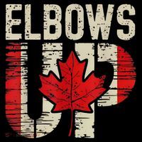 Elbows Up Canada Canadian Flag Retro Elbows Up Coffee Mug thumb 5