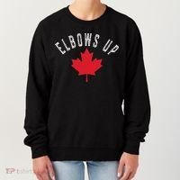 Elbows Up Canada True North Strong And Free Women's Sweatshirt thumb 0