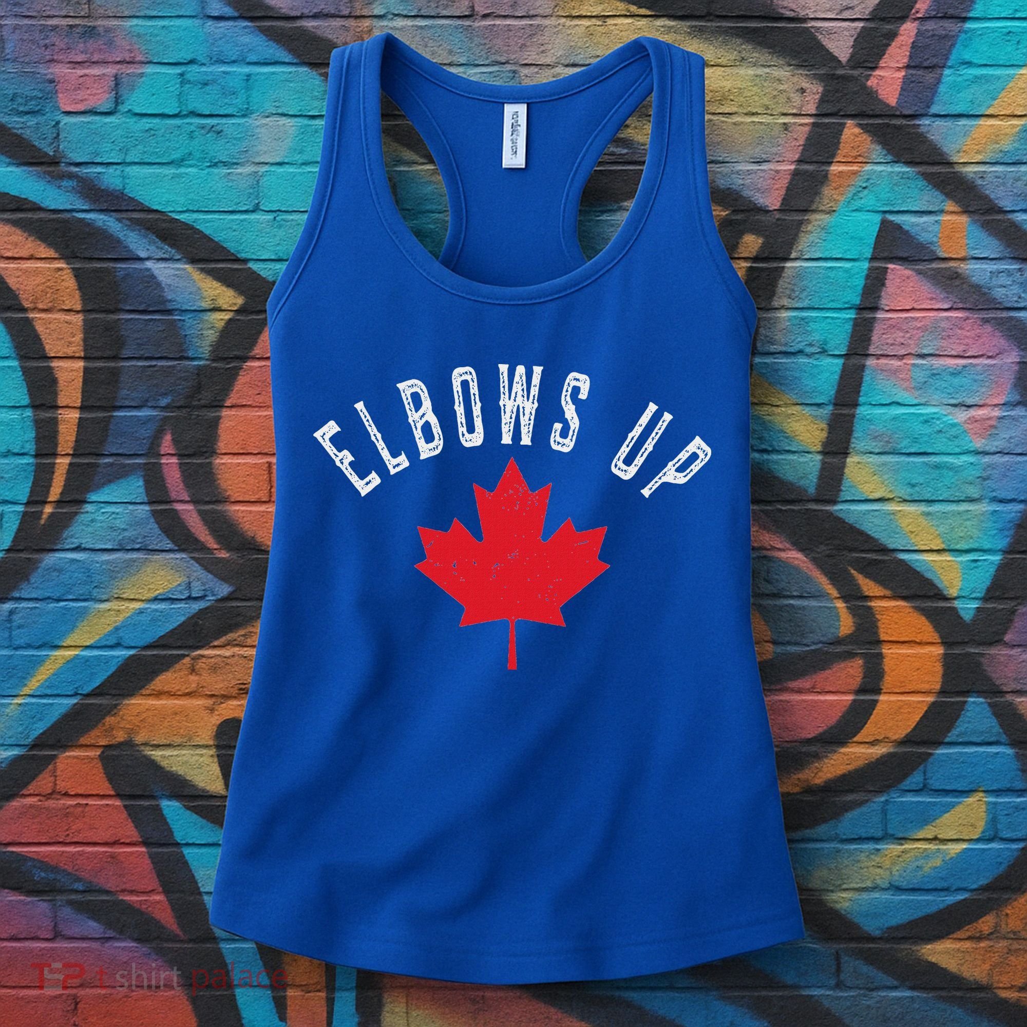 Elbows Up Canada True North Strong And Free Women's Tank Top