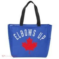 Elbows Up Canada True North Strong And Free Tote Bag thumb 0