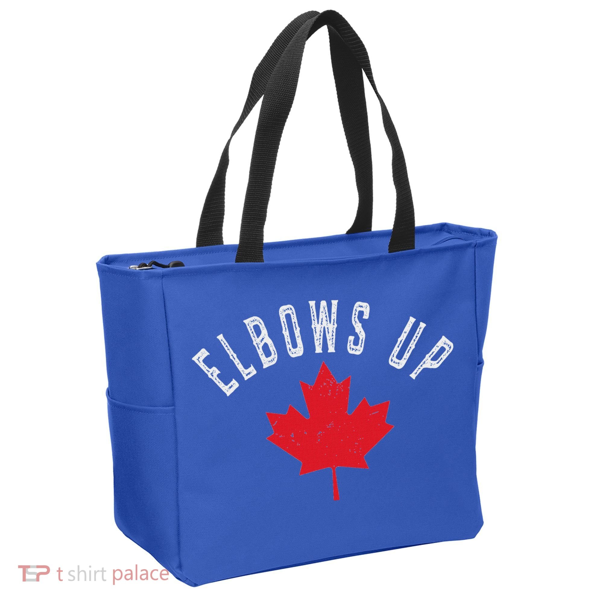 Elbows Up Canada True North Strong And Free Tote Bag