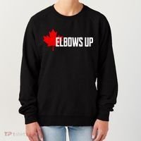 Elbows Up Canada True North Strong And Free Proud Canadian Women's Sweatshirt thumb 0