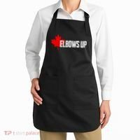 Elbows Up Canada True North Strong And Free Proud Canadian Apron thumb 2