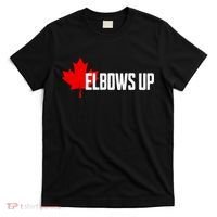 Elbows Up Canada True North Strong And Free Proud Canadian T-Shirt thumb 0