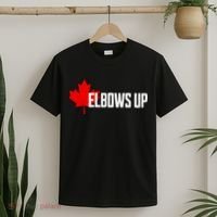 Elbows Up Canada True North Strong And Free Proud Canadian T-Shirt thumb 2
