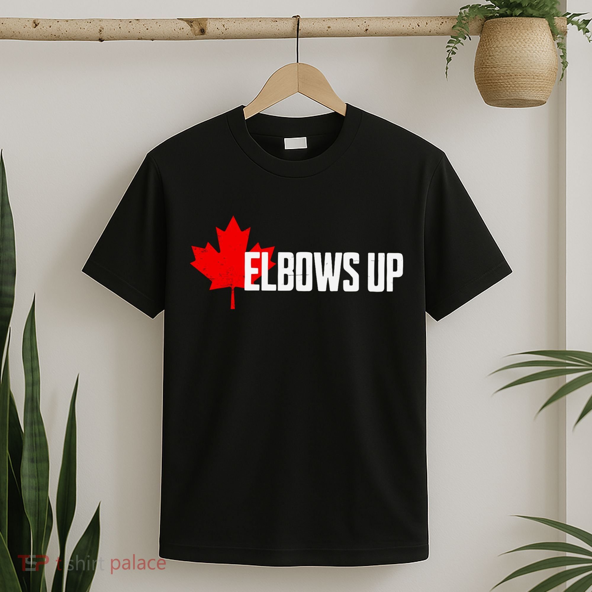 Elbows Up Canada True North Strong And Free Proud Canadian T-Shirt