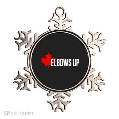 Elbows Up Canada True North Strong And Free Proud Canadian Ornament