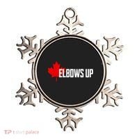 Elbows Up Canada True North Strong And Free Proud Canadian Ornament thumb 0