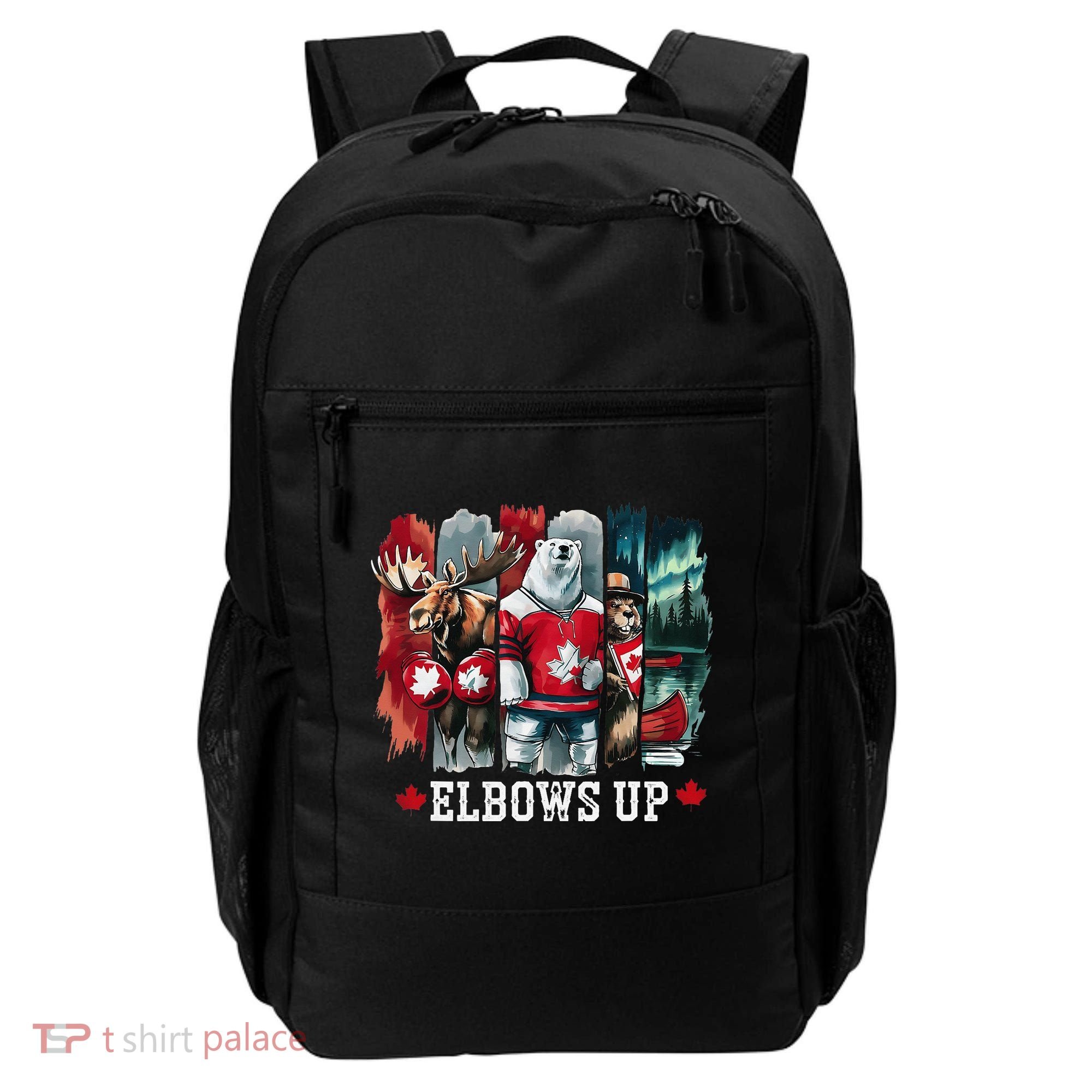 Elbows Up Canada Est 1867 Proud Canadian Strong Canada Backpack
