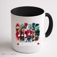 Elbows Up Canada Est 1867 Proud Canadian Strong Canada Coffee Mug thumb 1