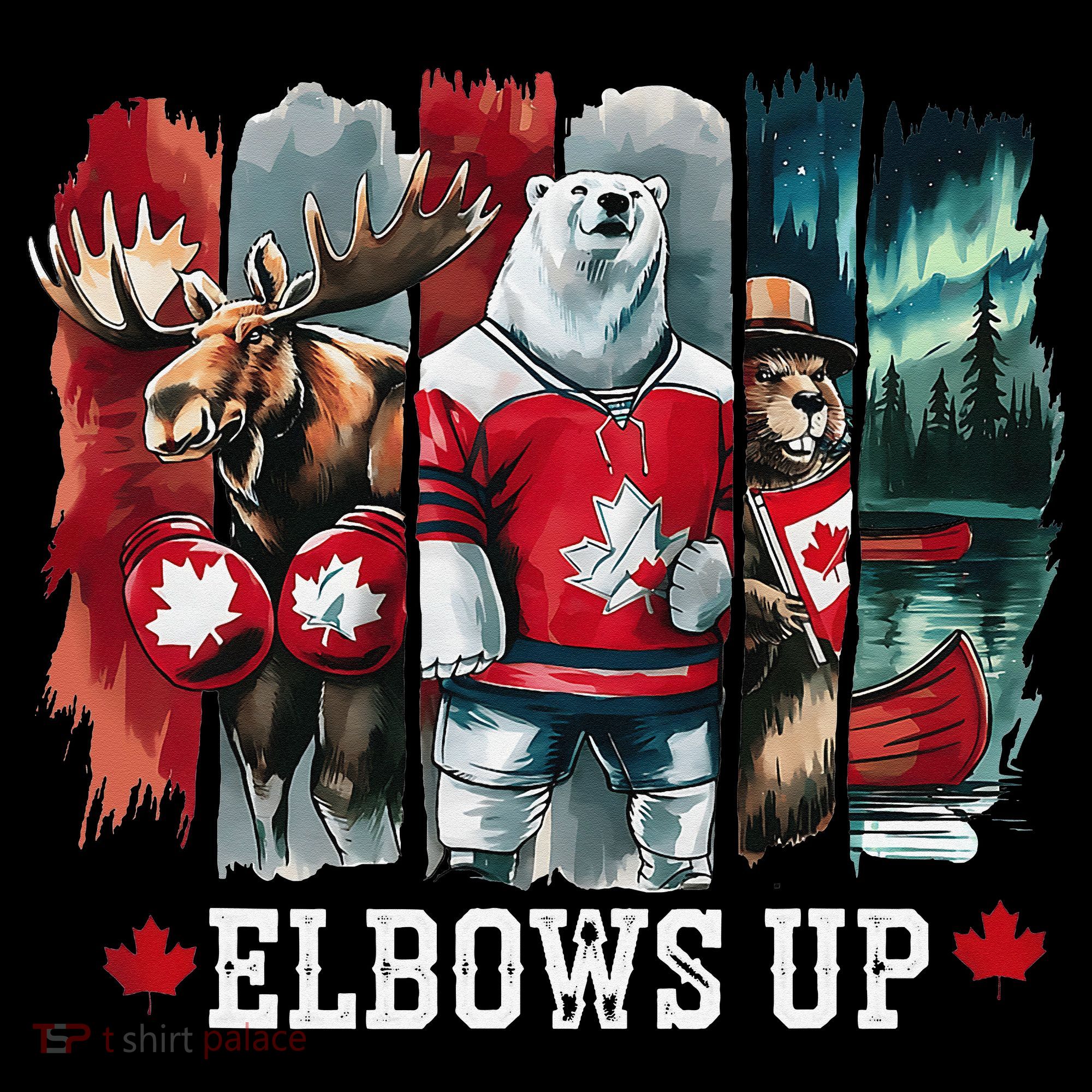 Elbows Up Canada Est 1867 Proud Canadian Strong Canada Women's Hoodie