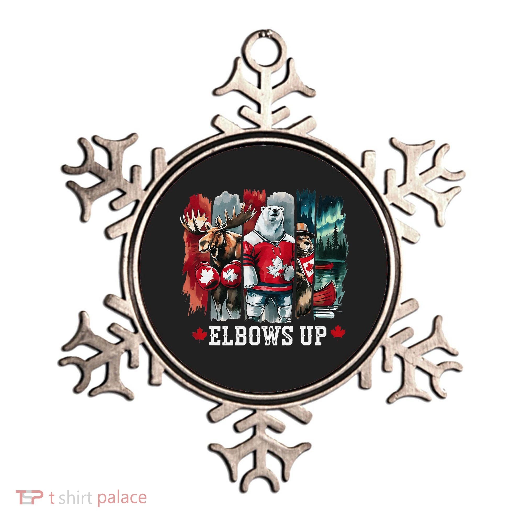Elbows Up Canada Est 1867 Proud Canadian Strong Canada Ornament