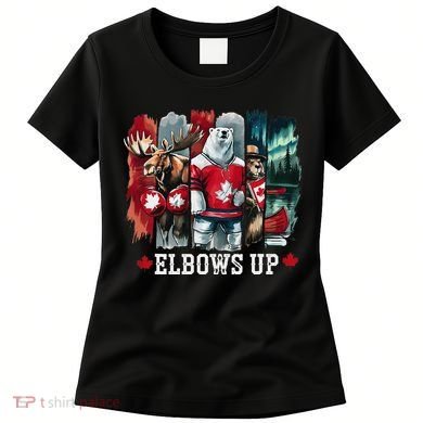 Elbows Up Canada Est 1867 Proud Canadian Strong Canada Women's T-Shirt