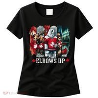 Elbows Up Canada Est 1867 Proud Canadian Strong Canada Women's T-Shirt thumb 0