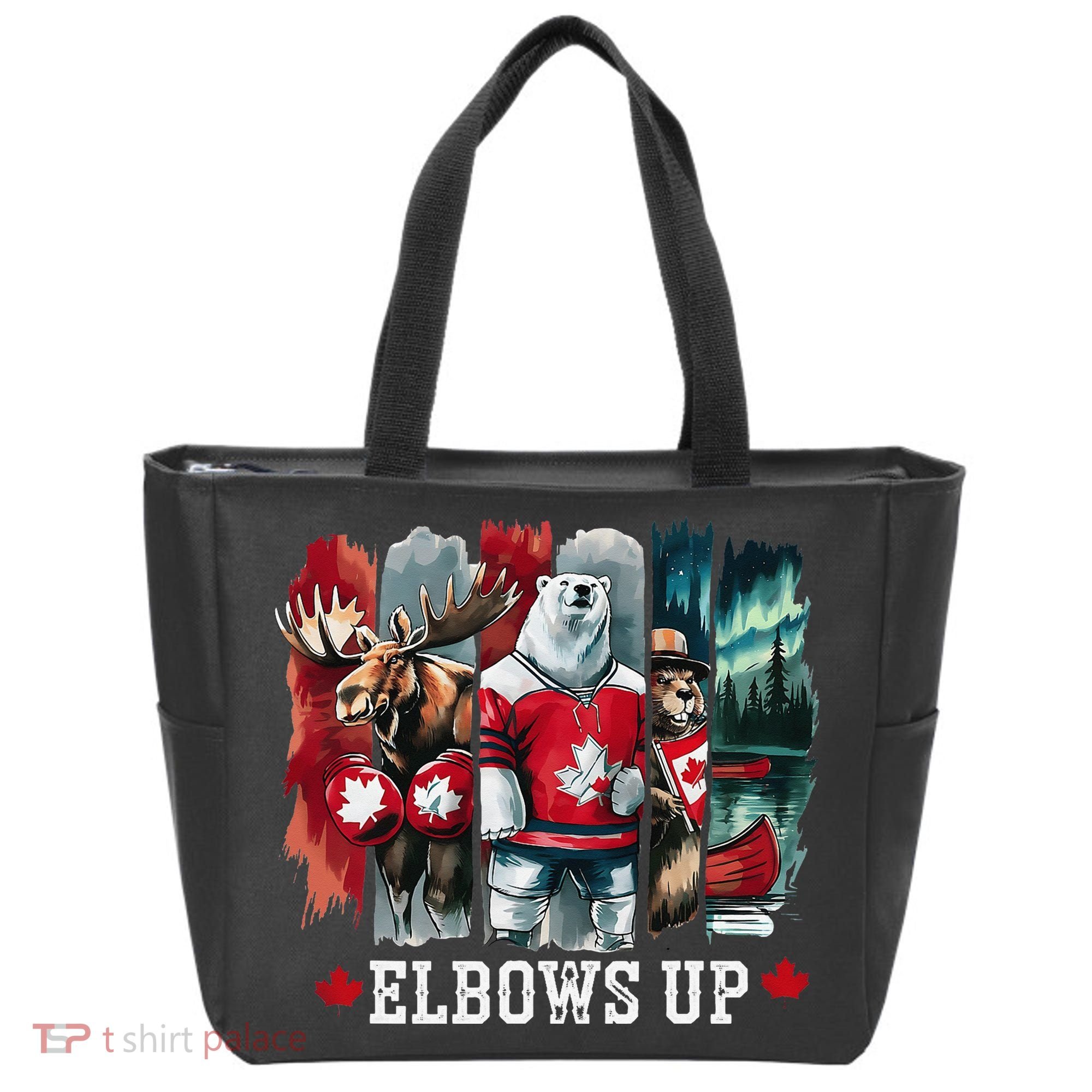 Elbows Up Canada Est 1867 Proud Canadian Strong Canada Tote Bag