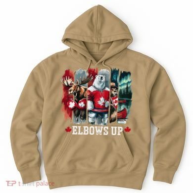 Elbows Up Canada Est 1867 Proud Canadian Strong Canada Hoodie