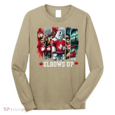 Elbows Up Canada Est 1867 Proud Canadian Strong Canada Long Sleeve Shirt