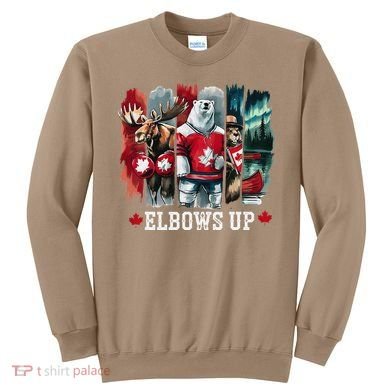 Elbows Up Canada Est 1867 Proud Canadian Strong Canada Sweatshirt