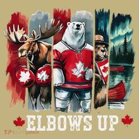 Elbows Up Canada Est 1867 Proud Canadian Strong Canada Mousepad thumb 1