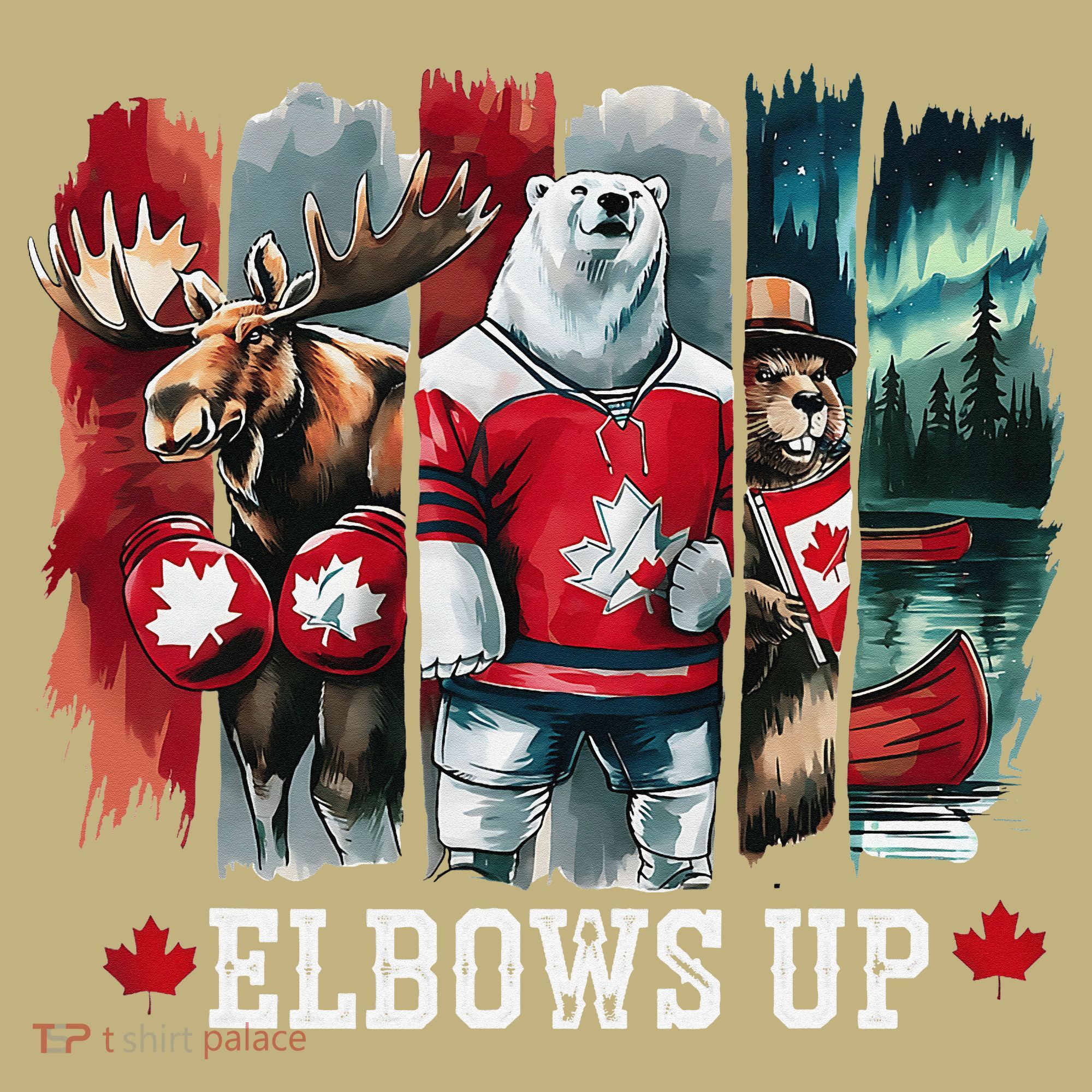 Elbows Up Canada Est 1867 Proud Canadian Strong Canada Mousepad
