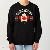 Elbows Up Canada Est 1867 Canadian Strong Canada Women's Sweatshirt thumb 0