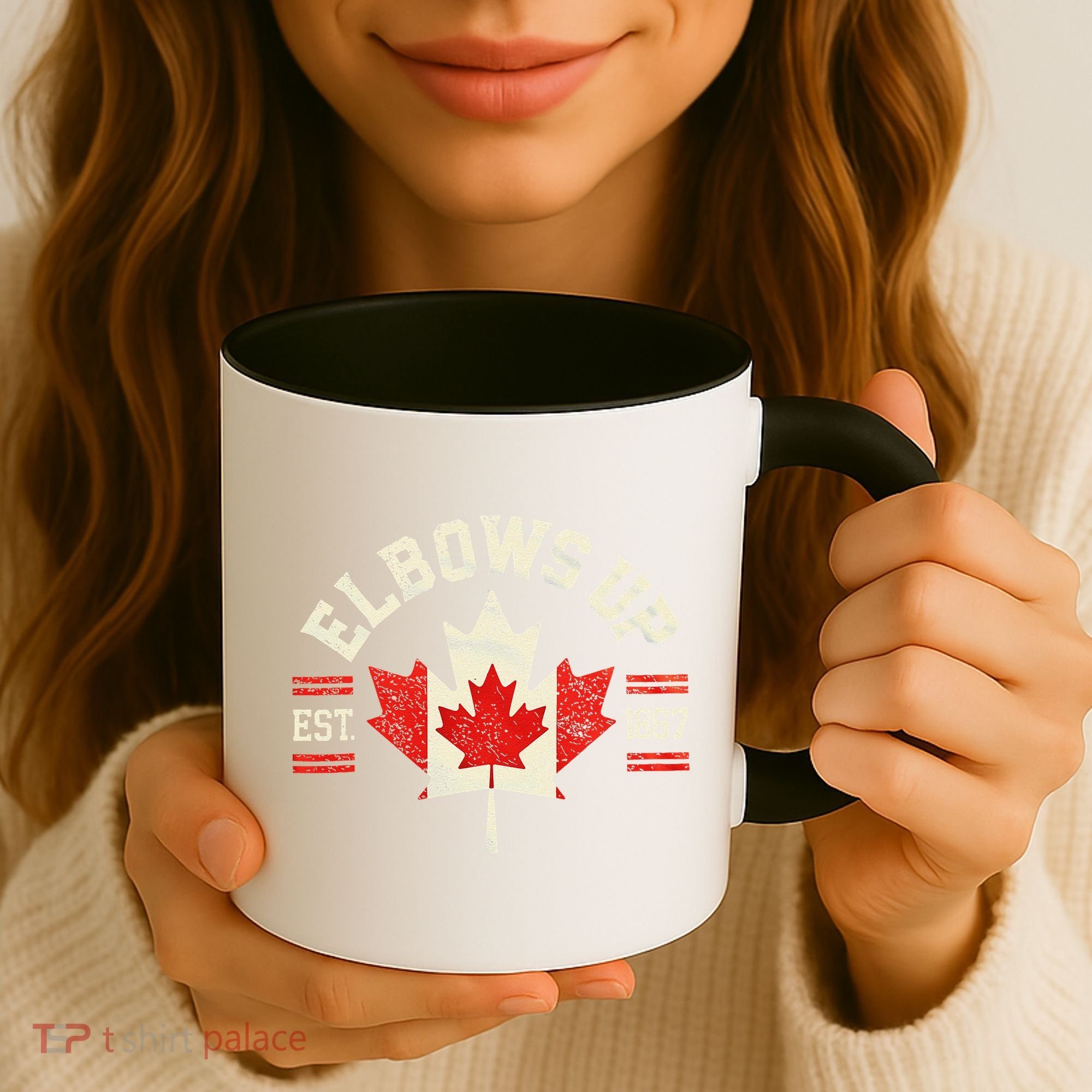 Elbows Up Canada Est 1867 Canadian Strong Canada Coffee Mug