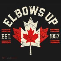 Elbows Up Canada Est 1867 Canadian Strong Canada Coaster thumb 2