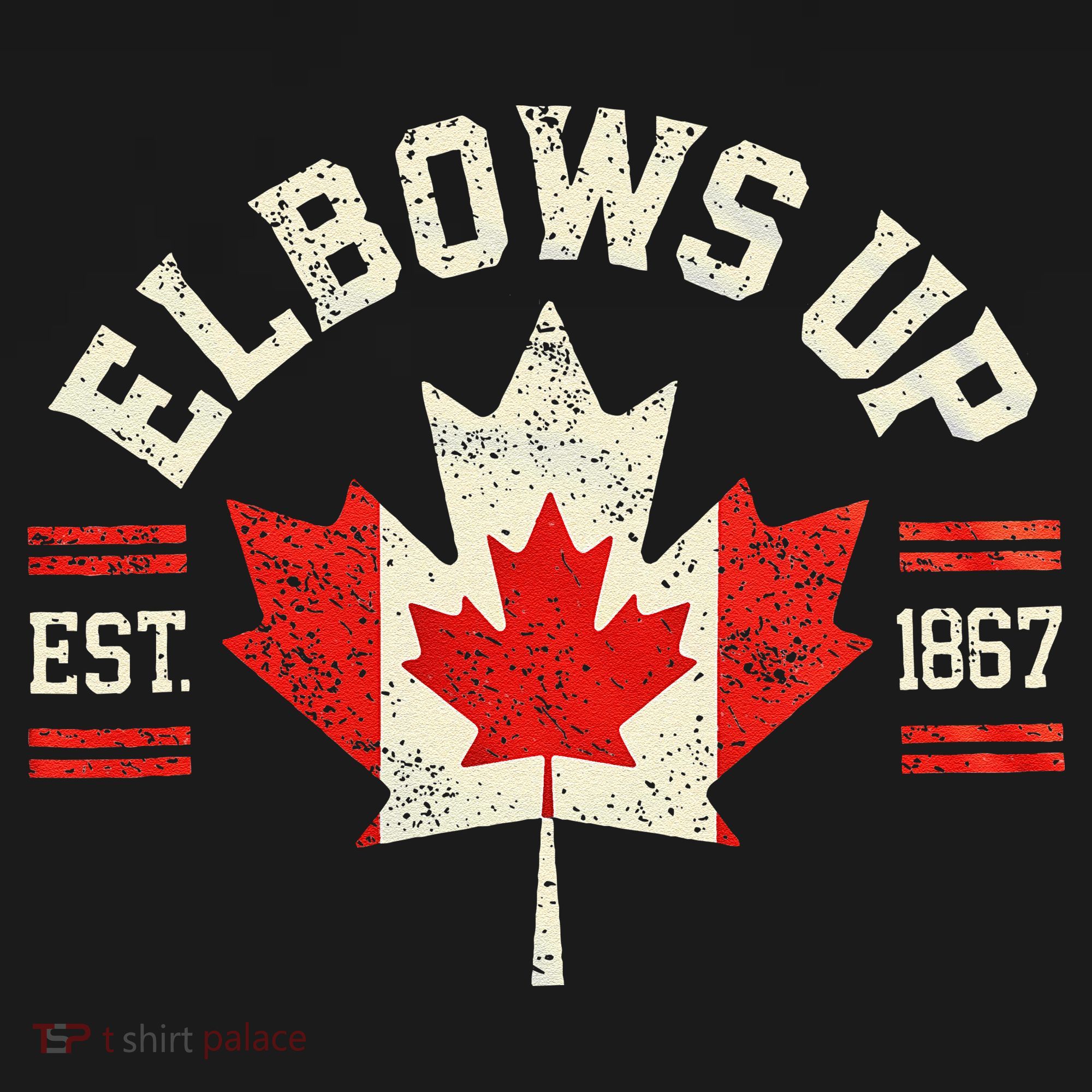 Elbows Up Canada Est 1867 Canadian Strong Canada Ornament