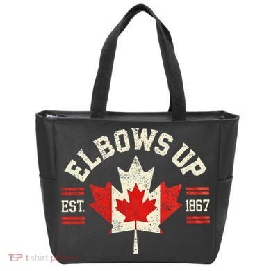 Elbows Up Canada Est 1867 Canadian Strong Canada Tote Bag