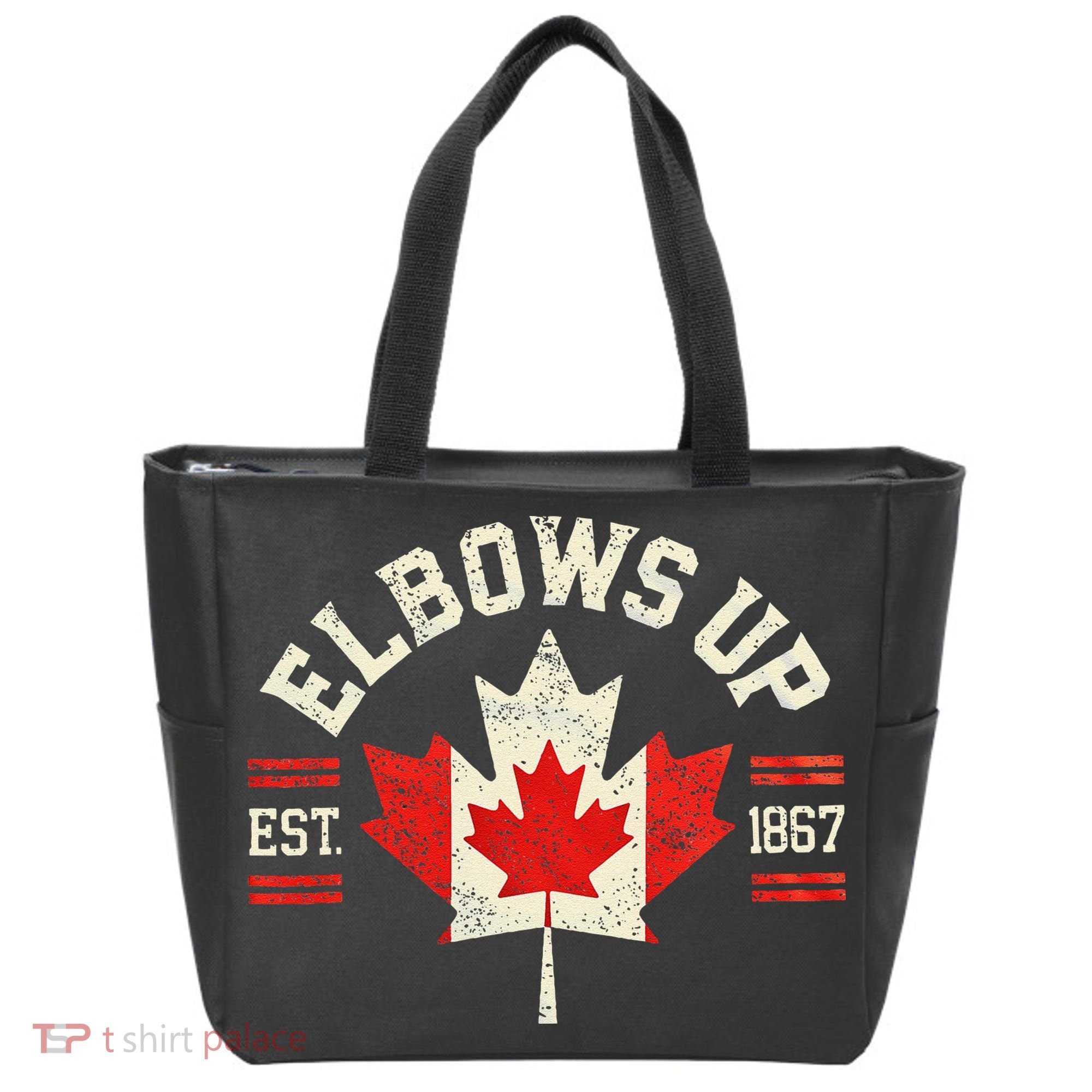 Elbows Up Canada Est 1867 Canadian Strong Canada Tote Bag