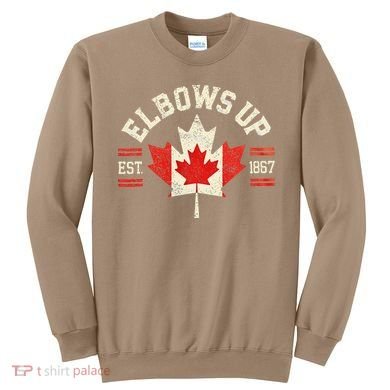 Elbows Up Canada Est 1867 Canadian Strong Canada Sweatshirt