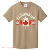 Elbows Up Canada Est 1867 Canadian Strong Canada Kids T-Shirt thumb 0