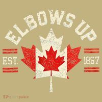 Elbows Up Canada Est 1867 Canadian Strong Canada Kids T-Shirt thumb 2
