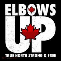 Elbows Up Canada True North Strong and Free USA-Made Doggie Bandana thumb 2