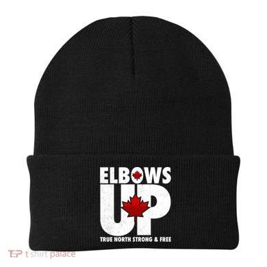 Elbows Up Canada True North Strong and Free Beanie