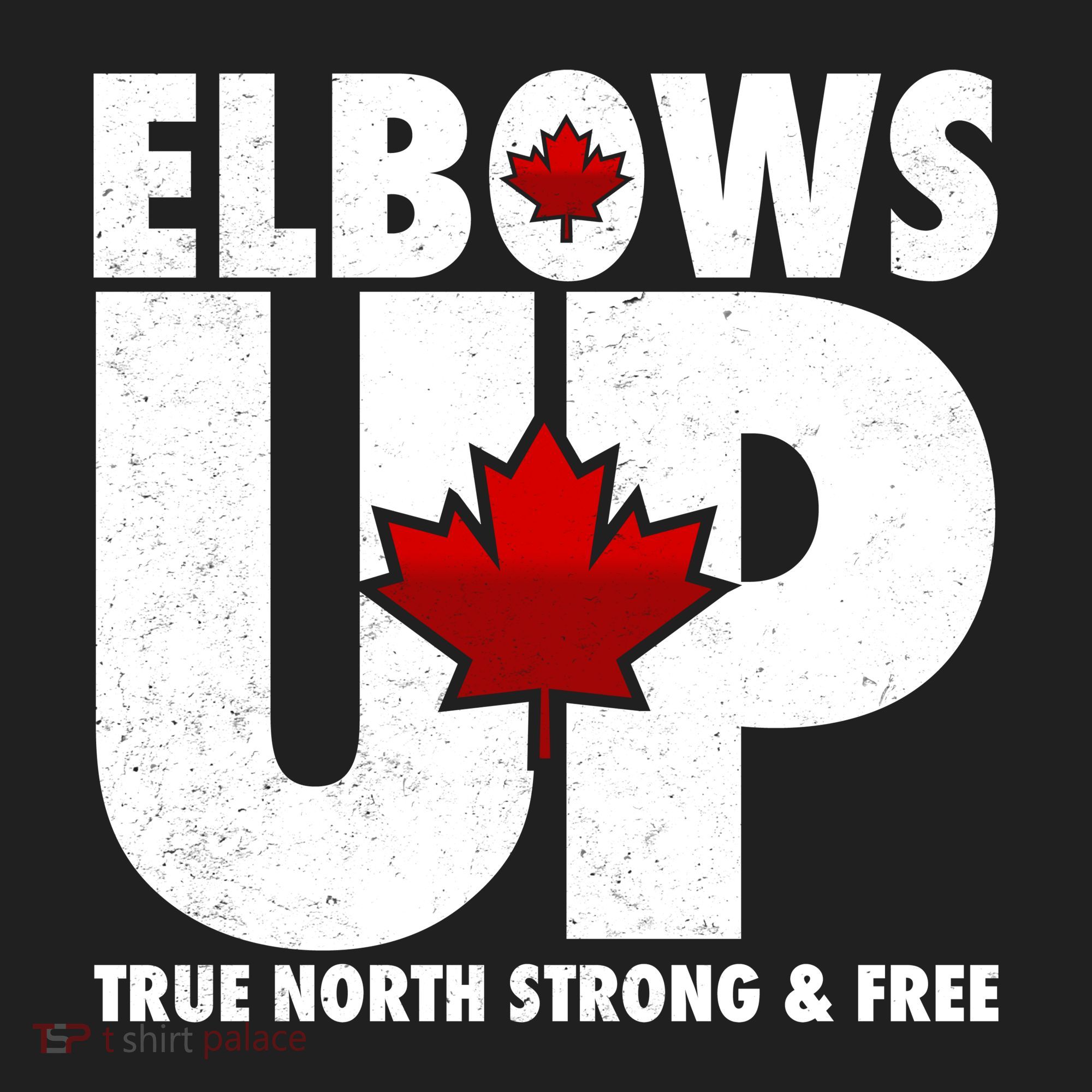 Elbows Up Canada True North Strong and Free Beanie