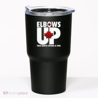 Elbows Up Canada True North Strong and Free Tumbler thumb 0