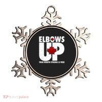 Elbows Up Canada True North Strong and Free Ornament thumb 0